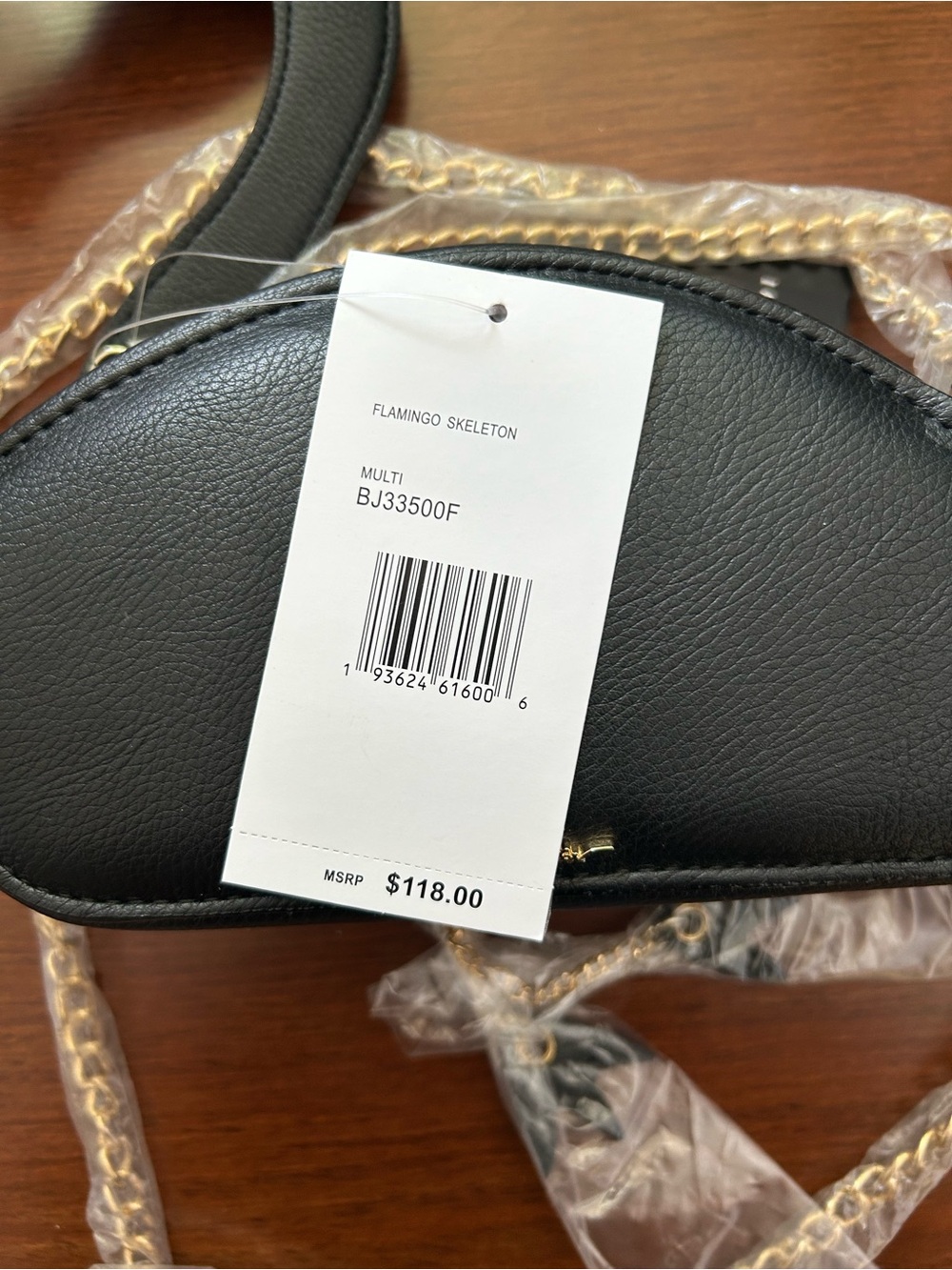 Betsey Johnson Skeleton Flamingo Bag - Picture 5 of 6